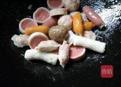 丸子豆腐青菜汤的做法图解2