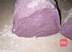 紫薯面的做法图解3