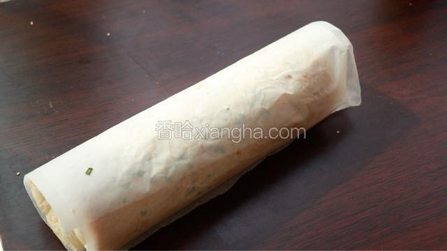 像卷蛋糕卷那样卷起来，定会型