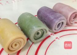四色螺旋蛋黄酥的做法图解19