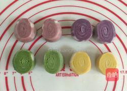 四色螺旋蛋黄酥的做法图解20