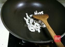 蒜苔炒肉的做法图解3