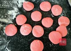 红花馒头的做法图解6