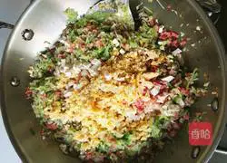 Illustration of how to make green radish dumplings 6