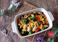 焗烤芝士杂蔬的做法图解9