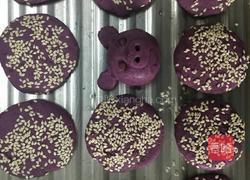 红豆紫薯饼的做法图解9