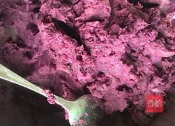 红豆紫薯饼的做法图解4