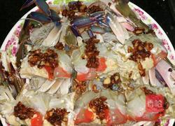 螃蟹蒸粉丝的做法图解4