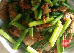 蒜台炒肉的做法图解6
