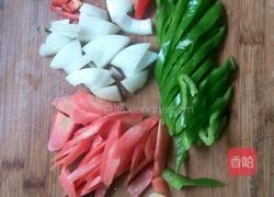 双椒鸭肠的做法图解4