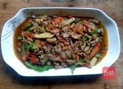 双椒鸭肠的做法图解8