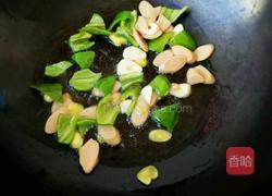 火腿木耳炒毛豆的做法图解3