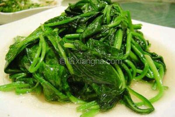 素炒菠菜