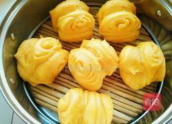 奶香南瓜花卷的做法图解16