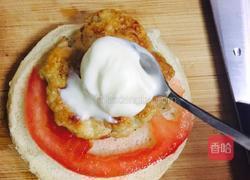 鸡肉汉堡的做法图解10