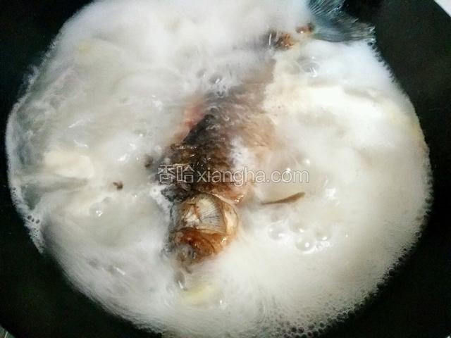 大火熬煮十分钟