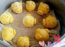 小猪豆沙包的做法图解11