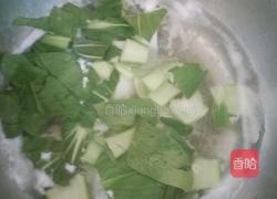 油菜鸡蛋面的做法图解5