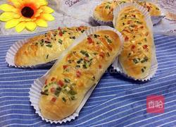 香葱芝士面包的做法图解1