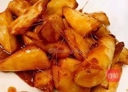孔府菜蒋拨丝山药的做法图解8