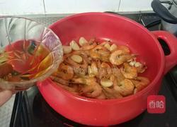 蒜香砂锅干锅虾的做法图解7