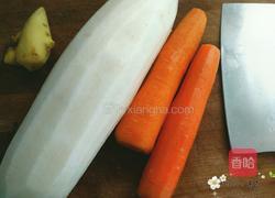 萝卜排骨汤的做法图解1