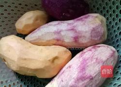 紫薯圆子的做法图解1