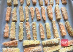 椰蓉烤红薯条的做法图解5