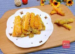 椰蓉烤红薯条的做法图解7