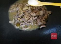 酸豆角炒鸡杂的做法图解9