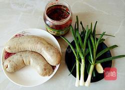 炒血肠的做法图解1