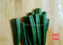 VIP名厨课菜品试做～秋葵炒鸡蛋的做法图解1