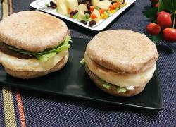 减脂健身餐（全麦牛肉蛋白堡）