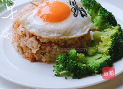 韩式辣白菜炒饭的做法图解8