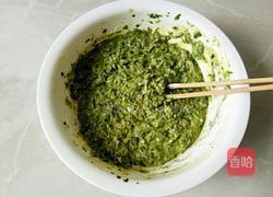 茼蒿丸子的做法图解6