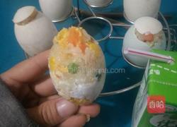 五彩糯米蛋的做法图解4