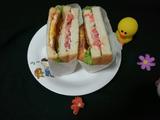培根杂蔬三明治的做法[图]