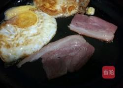 培根杂蔬三明治的做法图解4