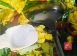 青蒜彩椒炒鸡蛋的做法图解12