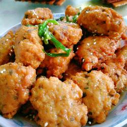香葱奎龙鱼肉饼的做法[图]