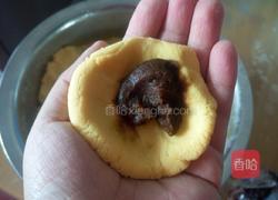 奶香豆沙南瓜饼的做法图解5