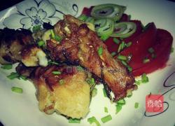 香煎鸡霸腿的做法图解5