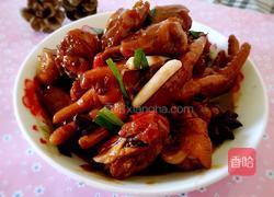 红烧二鸡肉的做法图解8