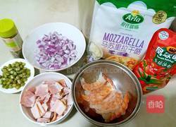 自制培根大虾披萨的做法图解11