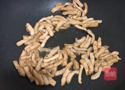 辣炒芹菜肉丝的做法图解3