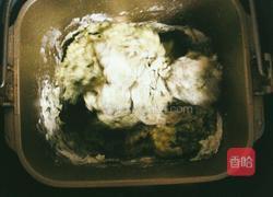 抹茶玫瑰小面包的做法图解2