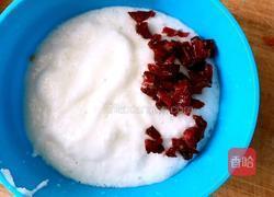 宝宝山药蔓越莓蒸糕的做法图解4