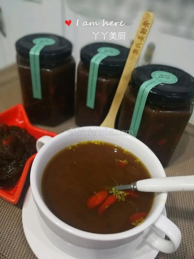 寒冷冬季来杯红枣姜糖茶，浑身暖暖的。
