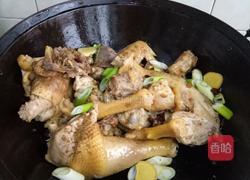 笨鸡炖榛蘑的做法图解4