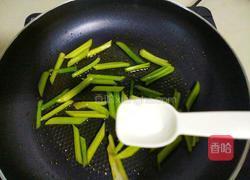 香芹炒豆干的做法图解6